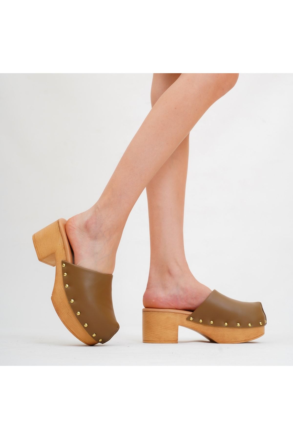 دمپایی چند رنگ زنانه پاشنه چرمی واقعی tk01 DaphneSandals