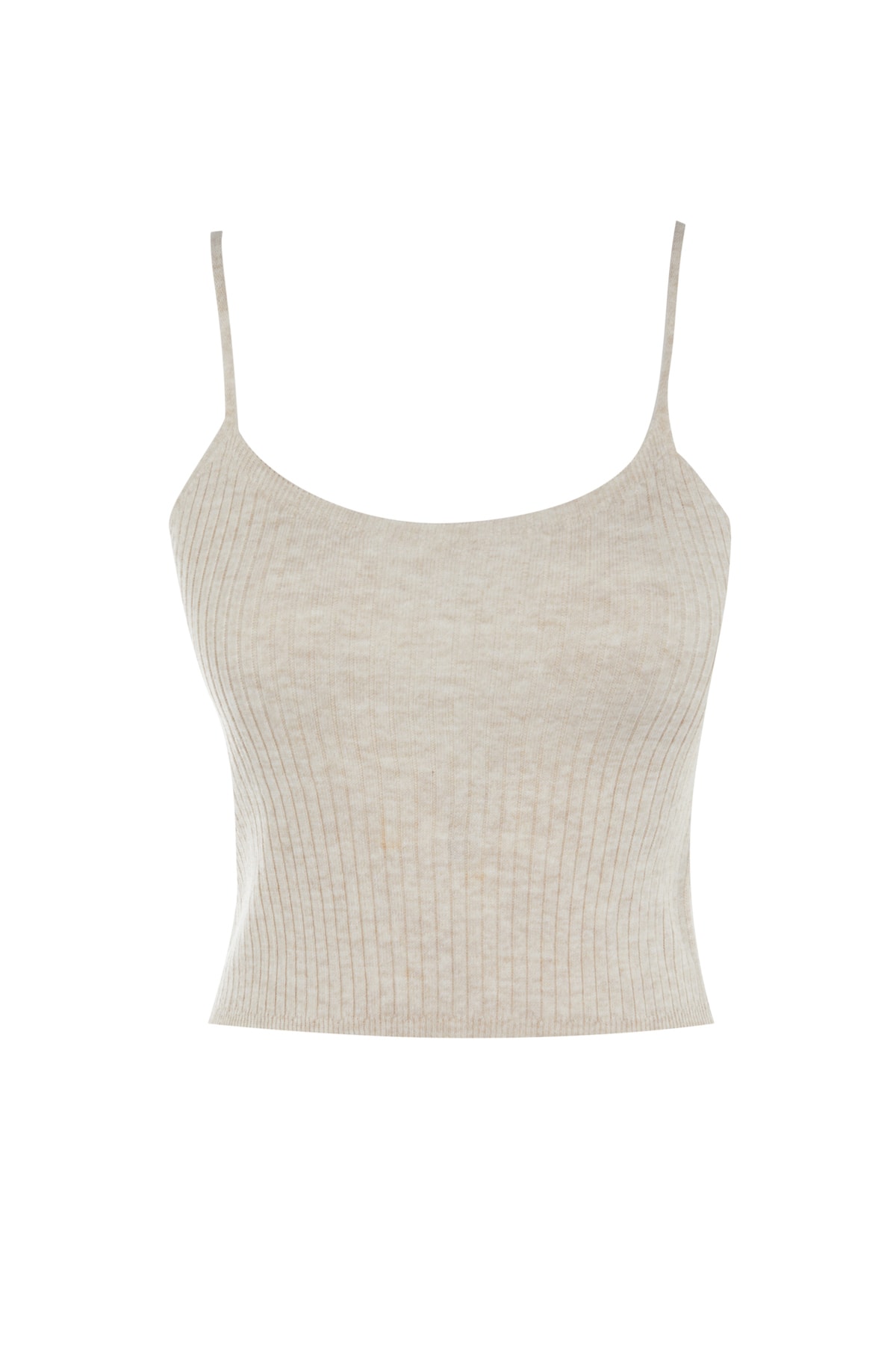 Trendyolmilla  Bej Fitillli Bluz Hırka Pantolon Triko Alt-Üst Takım TWOAW22AU0006 - Görsel 7