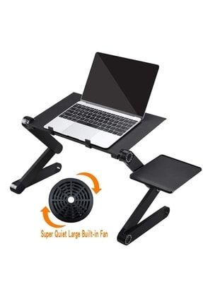 Togo Laptop Standı Katlanabilir Laptop Yükseltici Fanlı Notebook Yükseltici Laptop Altığı V00K