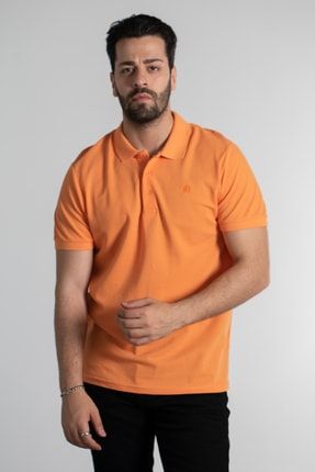 Polo Yaka Pike T-shirt - Oranj 791-22Y13005