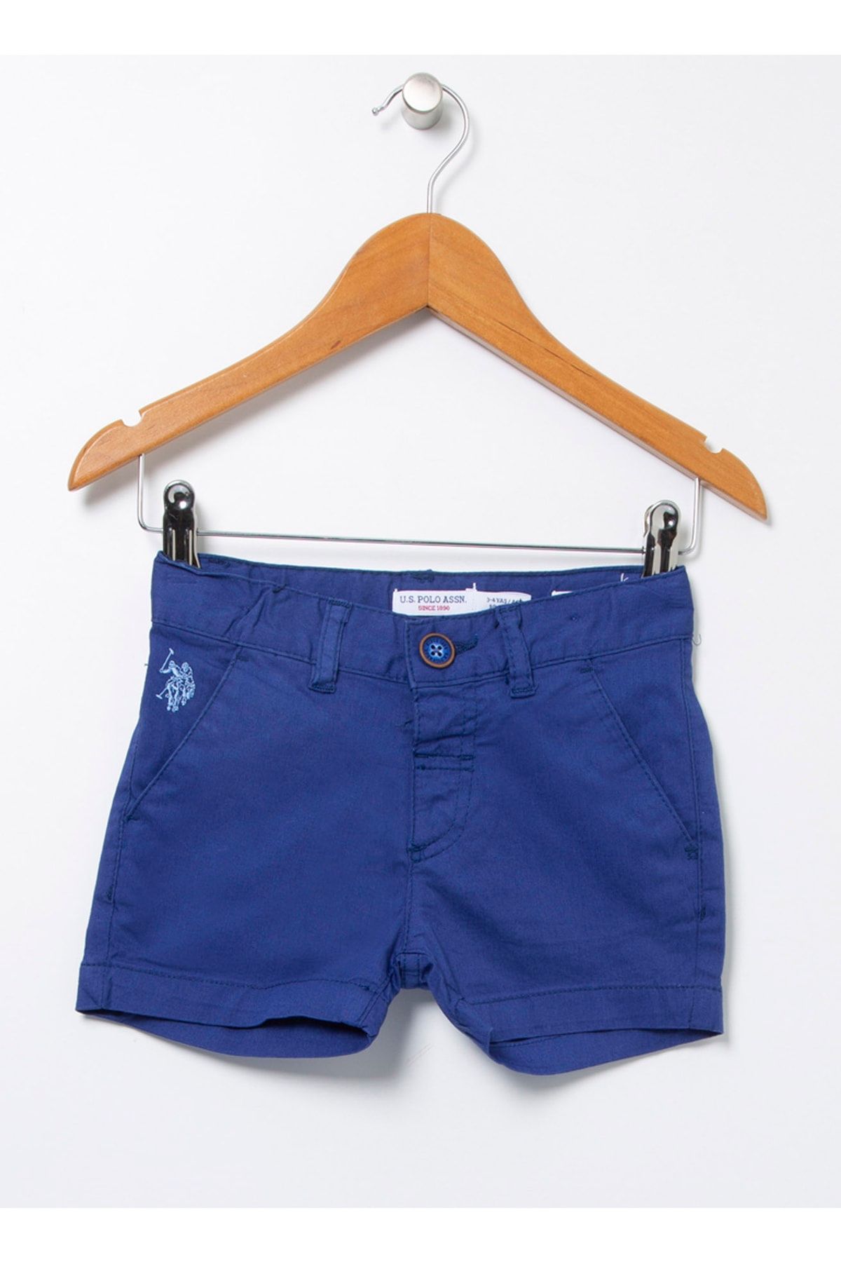 کمر معمولی شورت برمودا پسرانه آبی معمولی Marcokids22y U.S. Polo Assn.