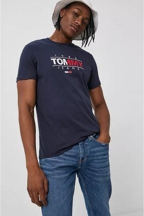 Tommy Jeans Erkek T-shirt Tjm Essential Graphic TYC00495166065