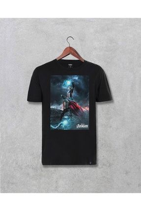 Marvel Endgame Captain America Thor Baskılı Tasarım Unisex Tişört 4141darr04529207