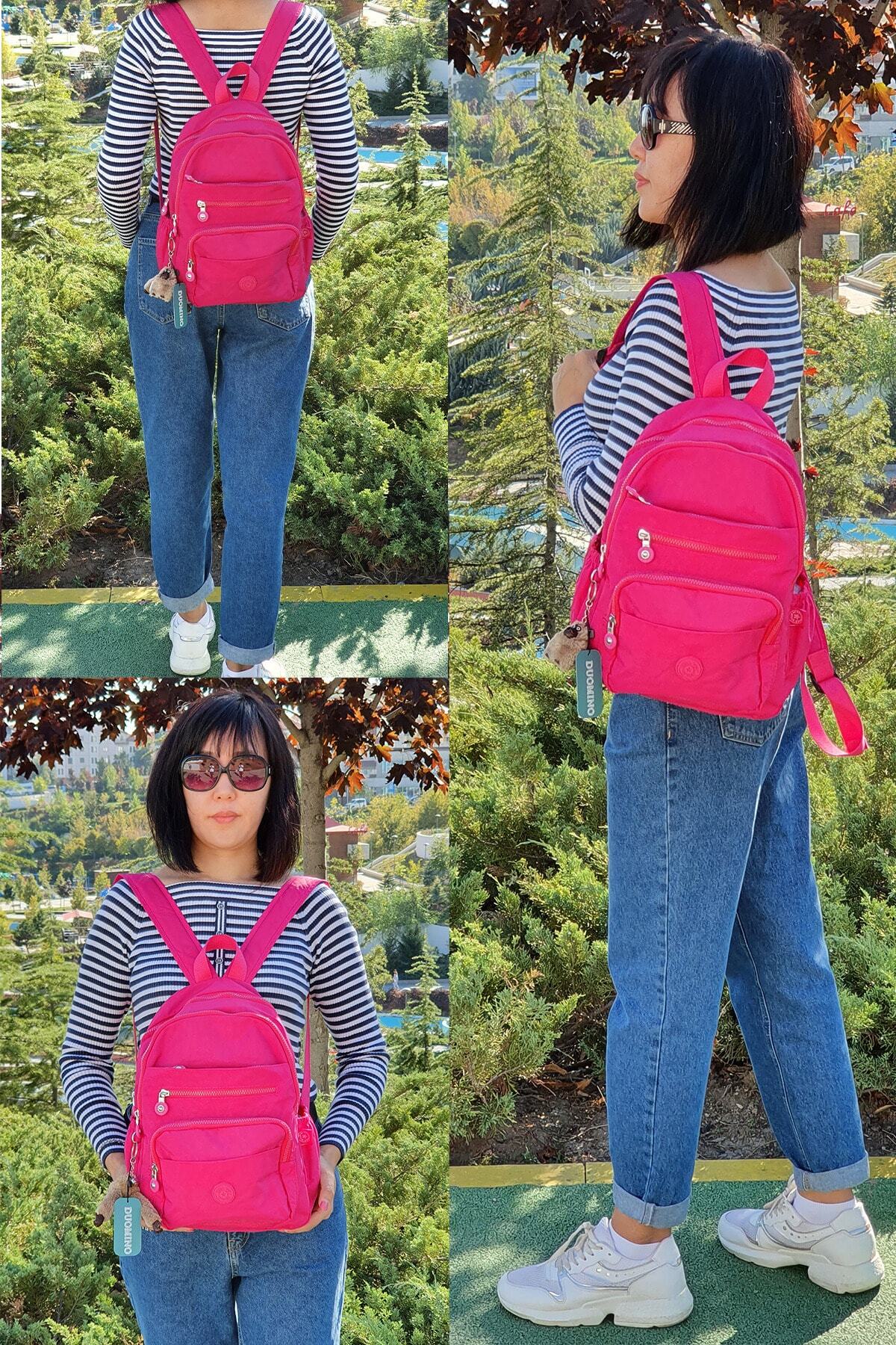 کوله پشتی زنانه صورتی NEMO GROUP | NEMOGROUP259 اورجینال - تصویر 3