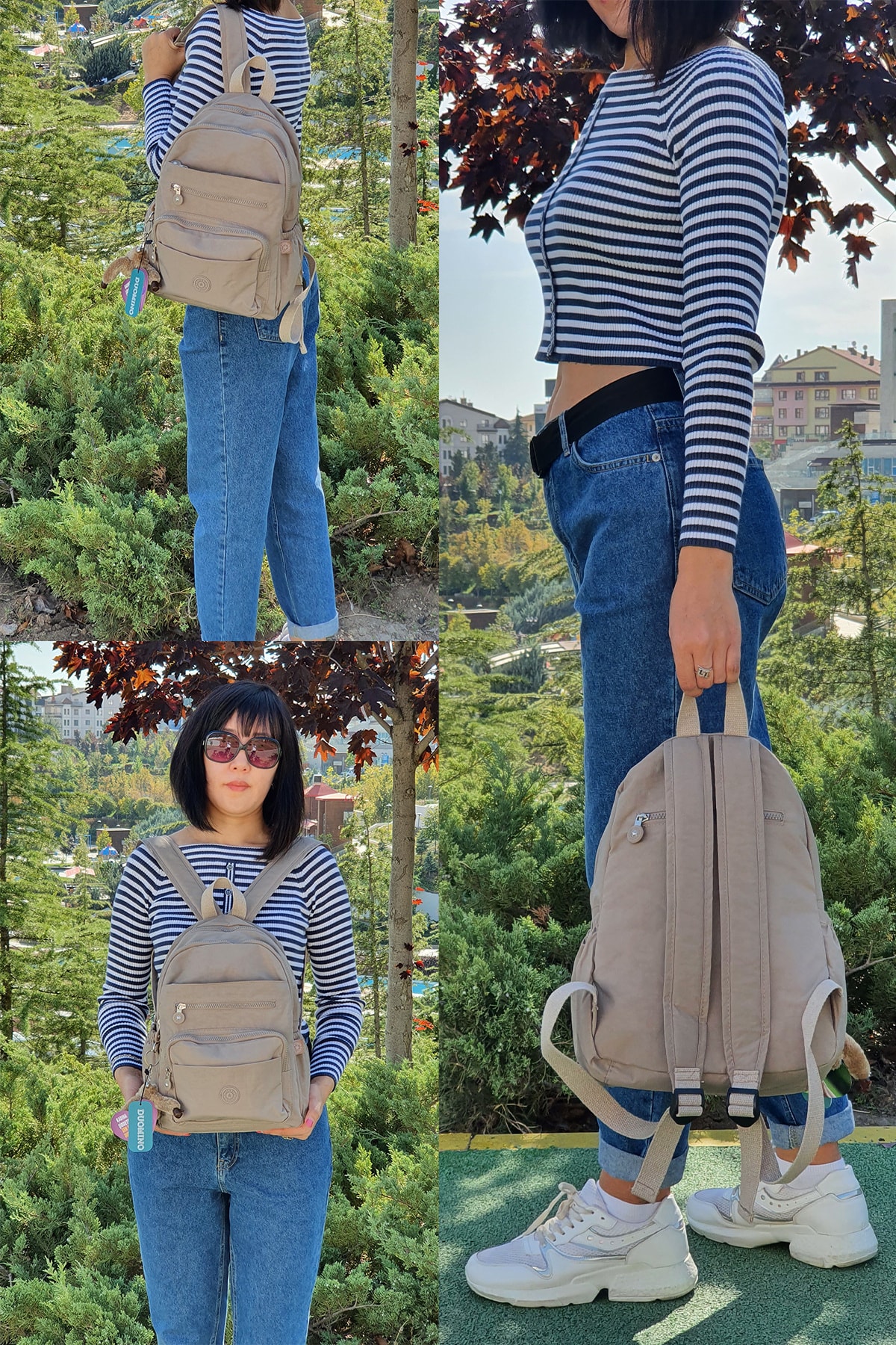 کوله پشتی زنانه بژ NEMO GROUP | NEMOGROUP259 اورجینال - تصویر 3