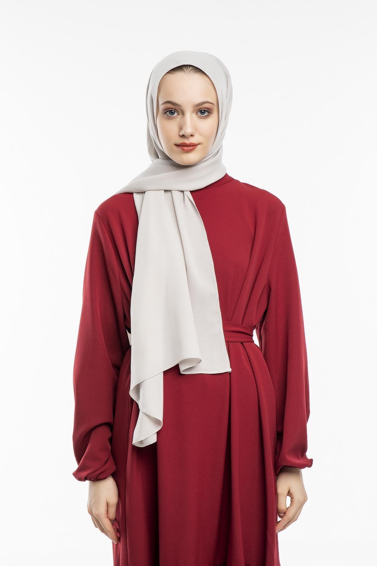 19V69 ITALIA-Plain Pattern Lome Series with Shawl Hanger and Gift Set 75x200 Cm 3