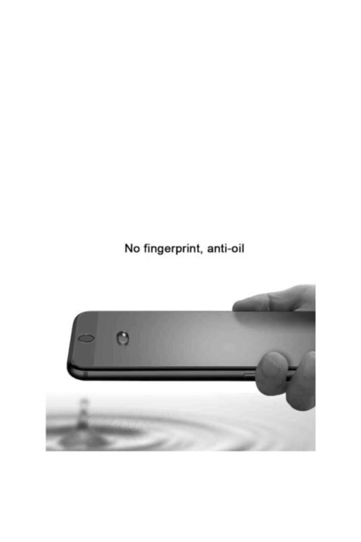 Iphone 7 Plus Uyumlu Ekran Koruyucu Kırılmaz Tam Ekran Mat Seramik Esnek Cam Siyah 6
