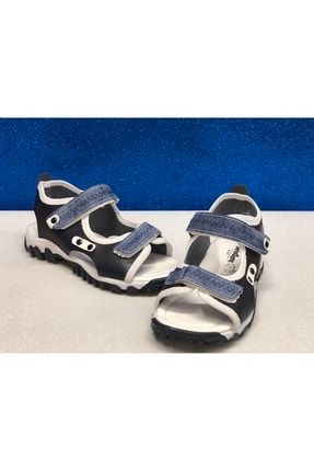 Erkek Çocuk Ortopedik Kauçuk Taban Cırtlı Sandalet KFKS0101