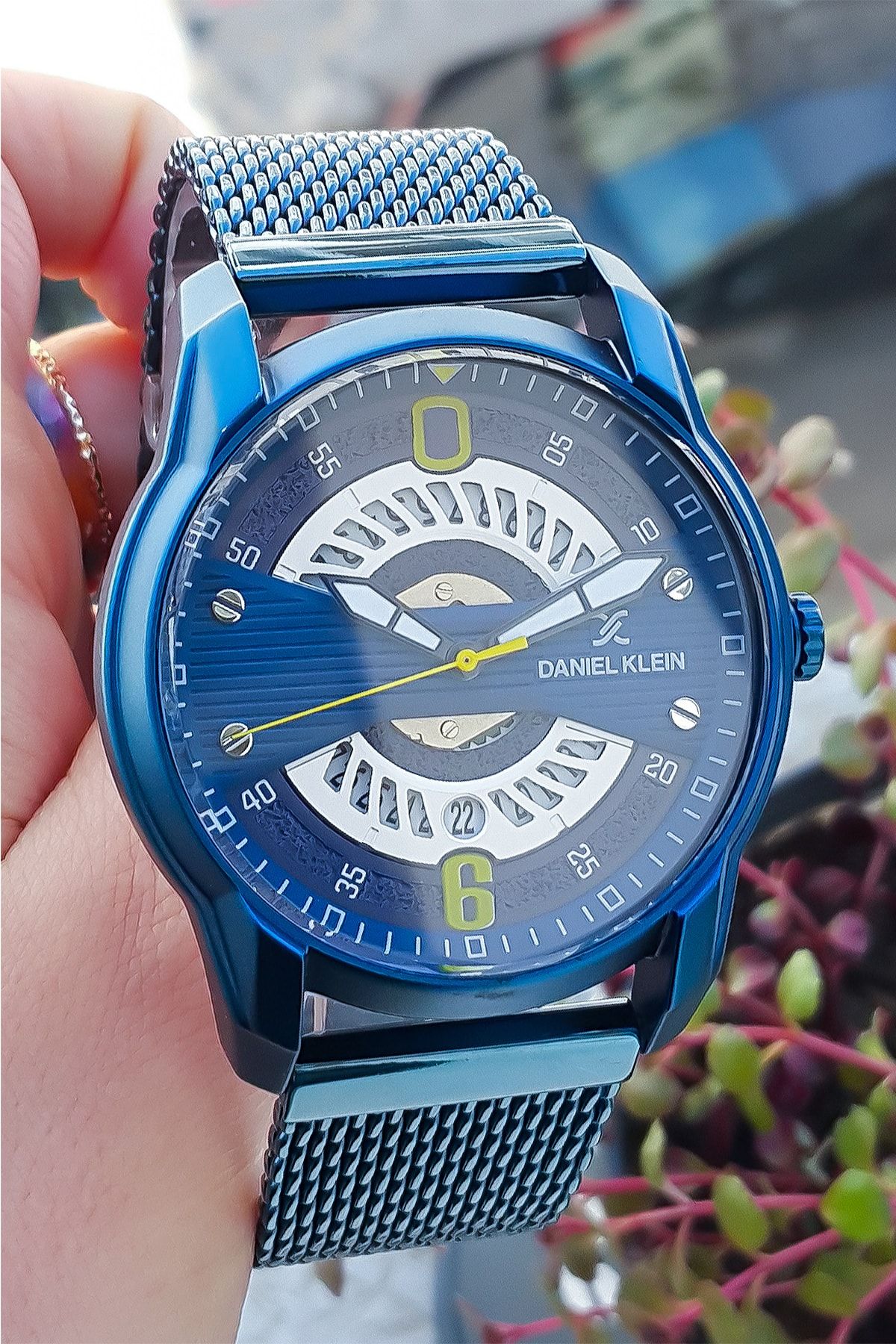 Daniel klein navy blue watch shop