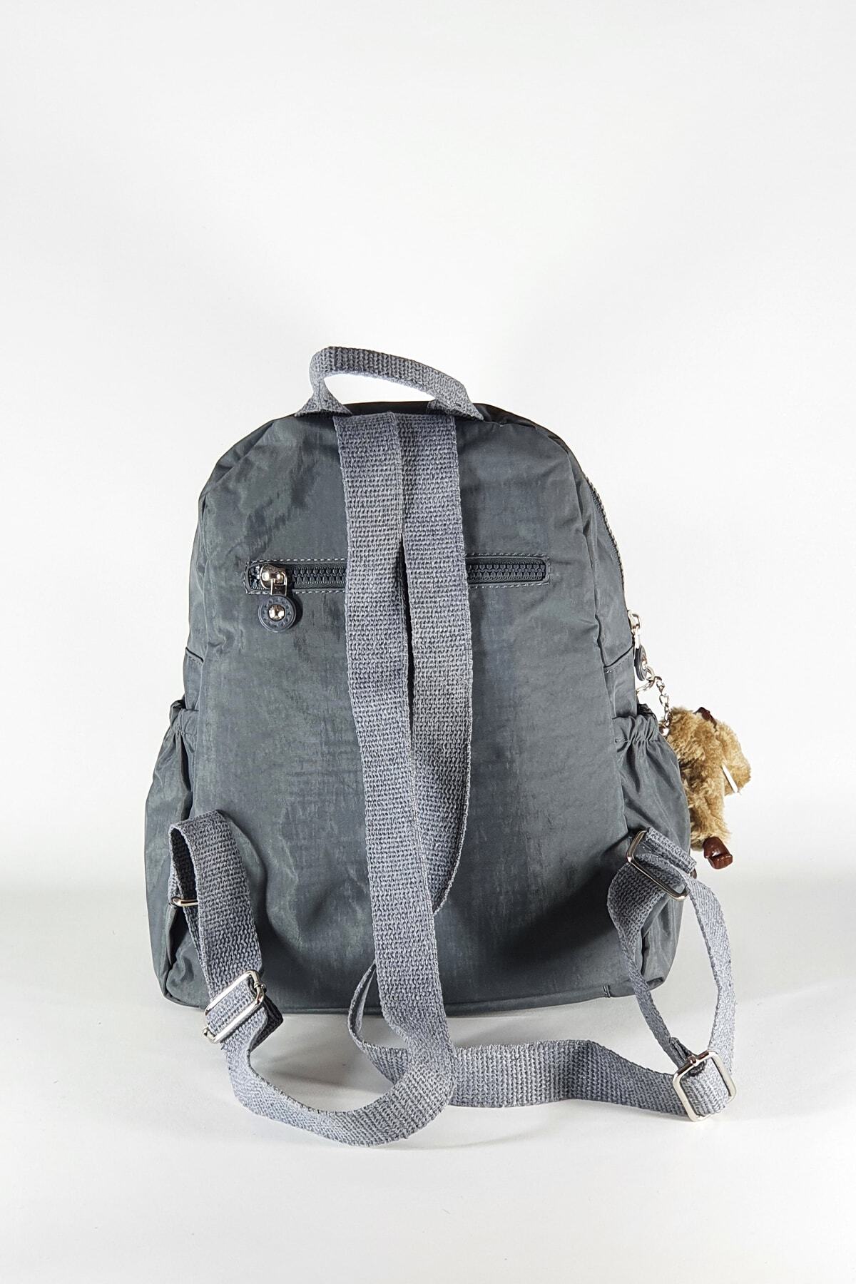 کوله پشتی زنانه خاکستری NEMO GROUP | nemobags252klinkırfcmegastoregroup اورجینال - تصویر 2