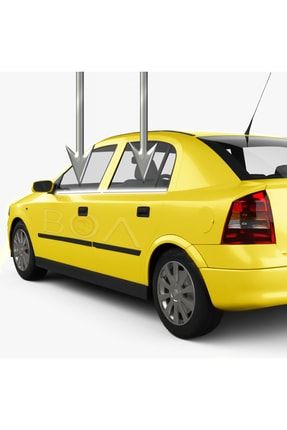 Opel Astra G Krom Cam Çıtası 4 Parça Paslanmaz Çelik 1998 - 2009 BOA0100093