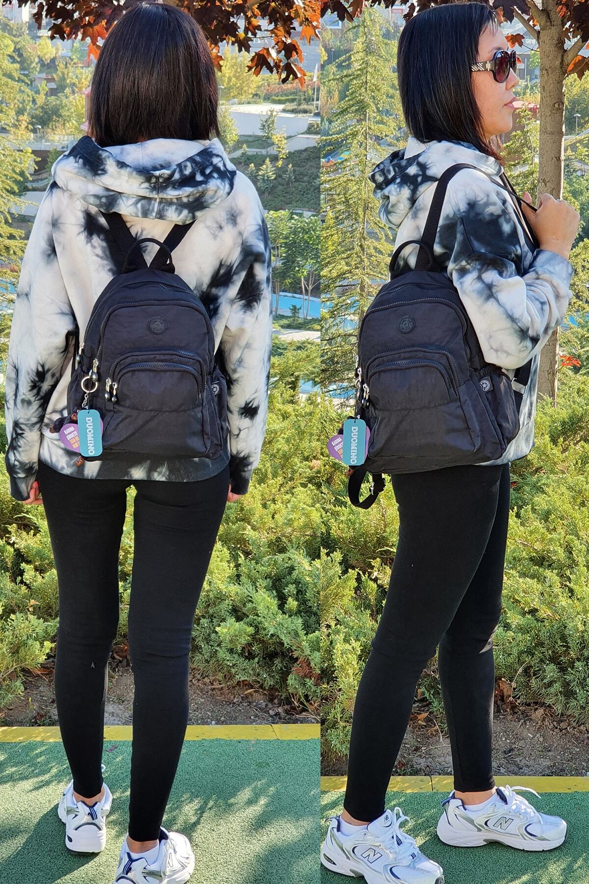 کوله پشتی زنانه مشکی NEMO GROUP | nemobags251klinkırfcmegastoregroup اورجینال - تصویر 3