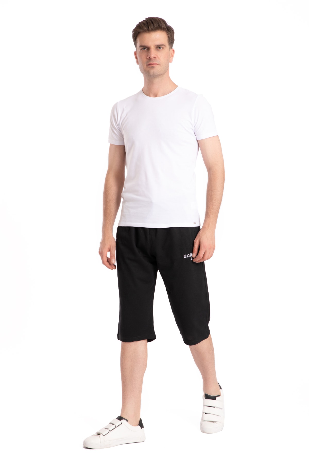 TAMPAP Büyük Beden Erkek Kapri Cepli Fermuarlı Blr-08