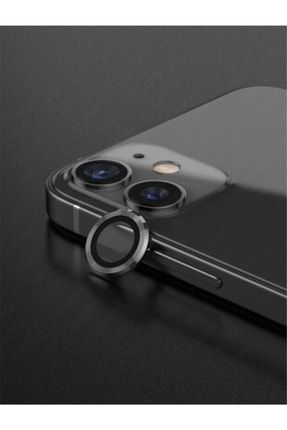 Iphone 11-12mini-12 6.1 Uyumlu Mercek Lens Kamera Koruması Siyah Renk TYC00493191183