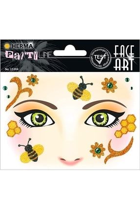 Herma Face Art Decor Yuz Susleme Etiketi Bal Arisi 8691236452174156465232