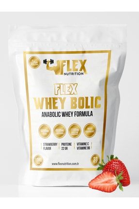 Flex Nutrition Whey Protein Çilek Aromalı 1000gr (33servis) flxntrt04