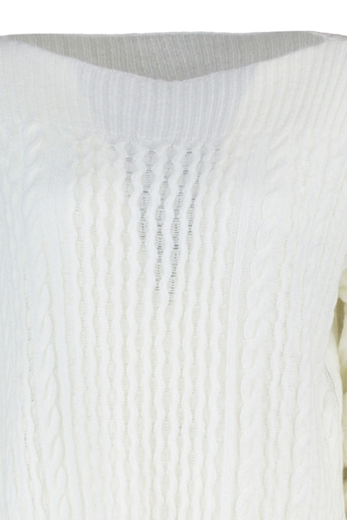 Trendyol Curve-Ecru Knitwear Sweater TBBAW23AN00014 7