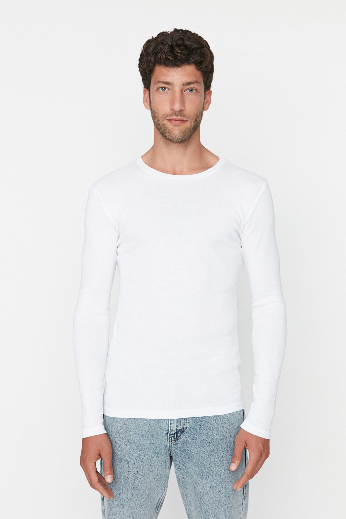 Trendyol Collection T-Shirt Weiß Regular Fit
