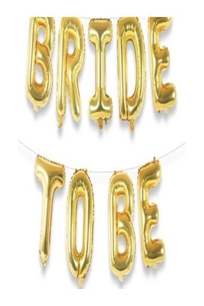 Bride Tobe Folyo Balon Set Gold BRDESETGLD
