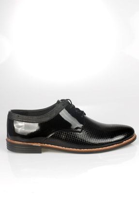 Erkek Klasik Ayakkabı Siyah Rugan PRA-6516399-916850