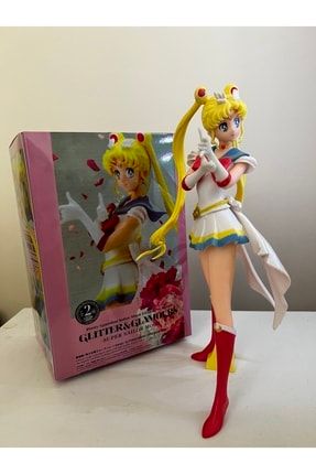 Ay Savaşçısı Usagi Figür 25 Cm Kutulu - Sailor Moon - Özel Seri Glitter Glamours Versiyon B USA-25b