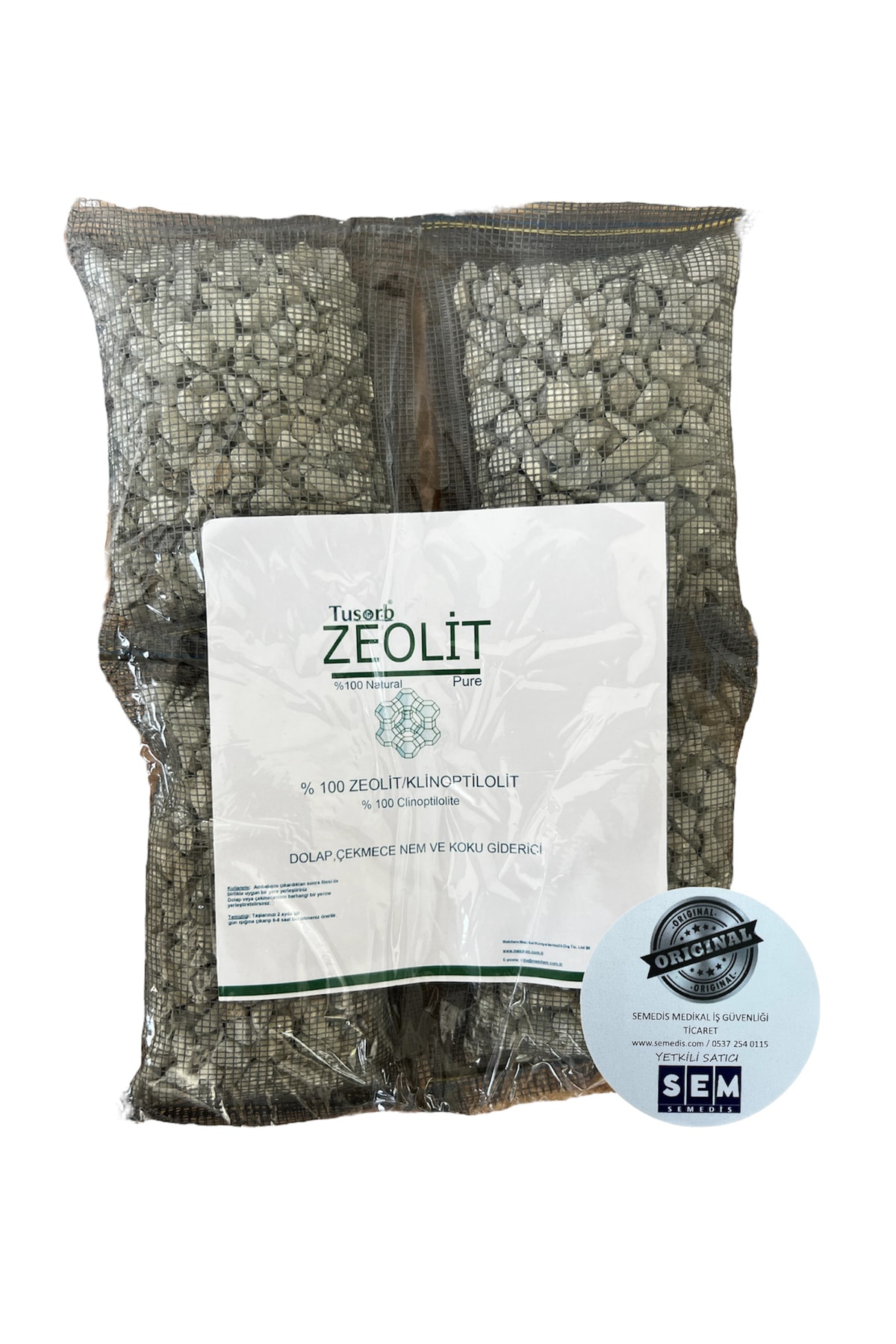 Zeolite Odor and Dehumidifier Stones 4-Pack (4*100GR)