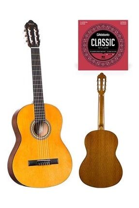 Vc204l Klasik Gitar 4/4, Solak + D'addario Ej27n 4/4 Normal Tension Klasik Gitar Teli VC204L-NT