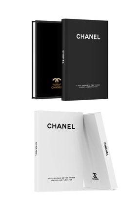 Chanel Temalı (2'li Avantajlı Set) Resimli Ve Tarihsiz Ajanda (chanel Black + Chanel White) CHA01