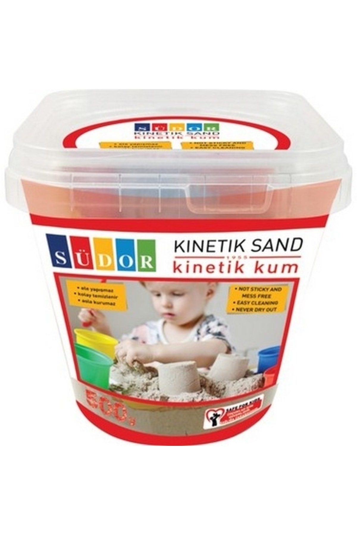 Kinetic Sand Bucket 500g Green