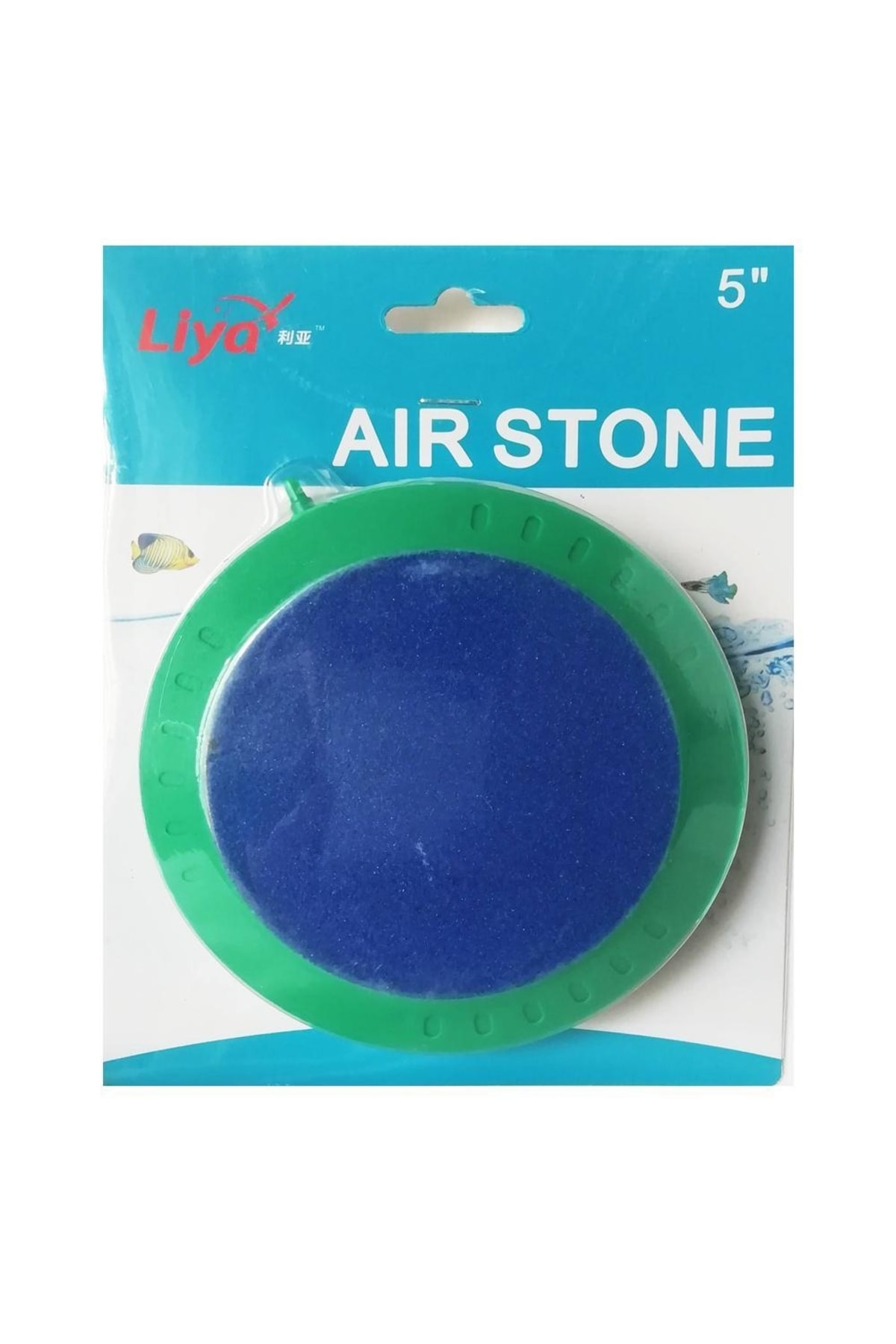 Liya Air Stone Disk Yuvarlak Akvaryum Hava Taşı 12.5cm