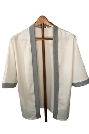 Unisex Beyaz Kimono beyazkim