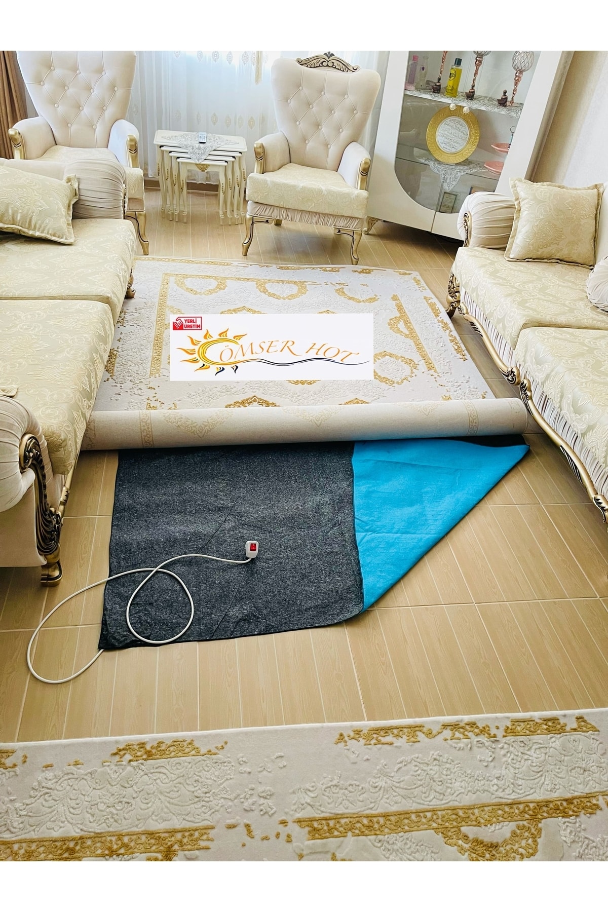 ÖMSER HOT 100 X 300 Cm Keçeli Halı Altı Isıtıcı (alman Kalitesi)