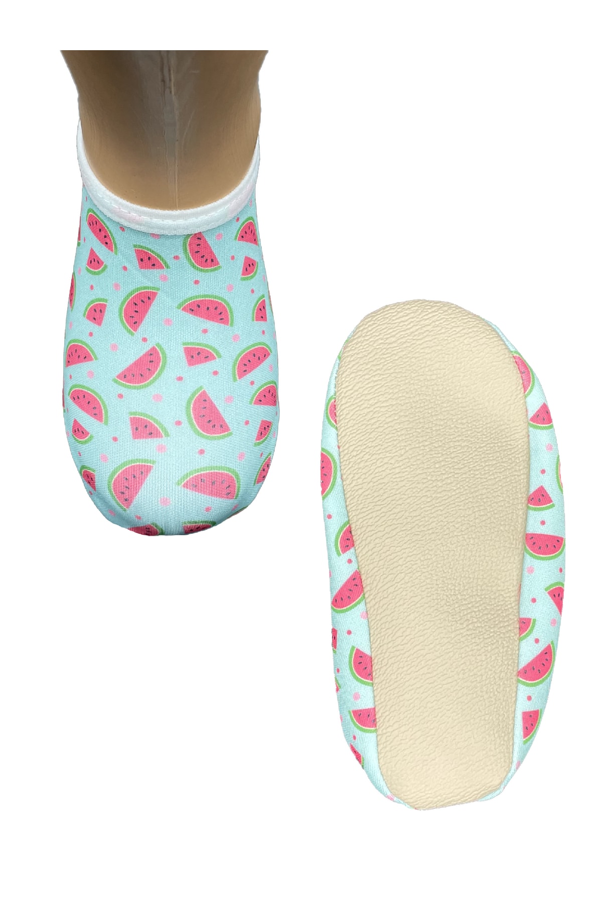Children's Watermelon Pattern Anti-Slip Sole Pool and Sea Shoes