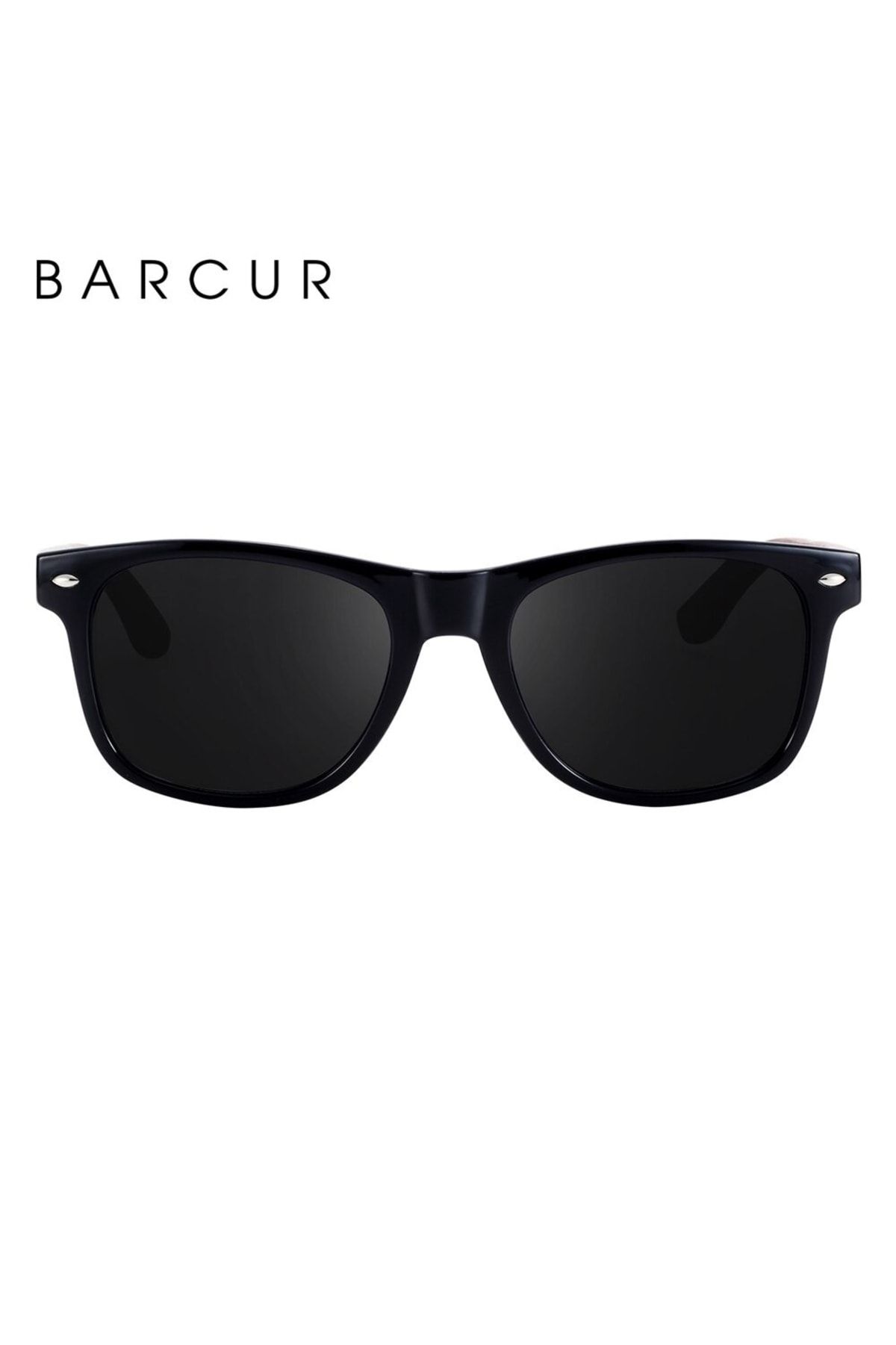 Barcur Sunglasses Black Rectangle