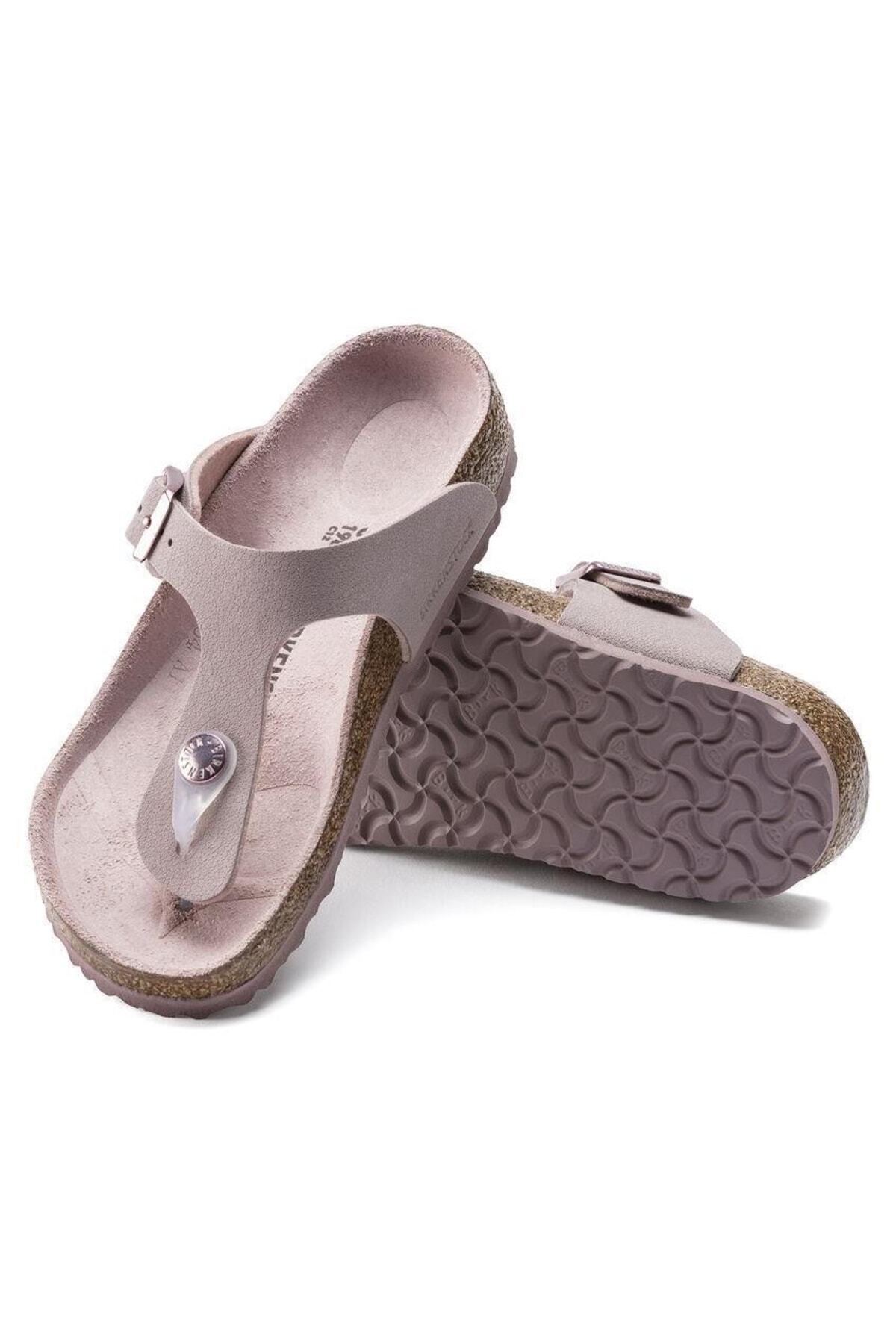دمپایی بیرکن استاک دخترانه اوا بژ  راسته      Classical/کلاسیک | Birkenstock 1021667 - تصویر 5