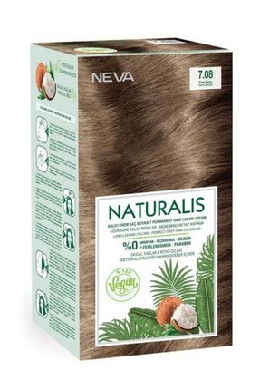 Naturalis Vegan Kalıcı Krem Saç Boyası 7.08 Kum Sarısı mustorenevasacboyasi.