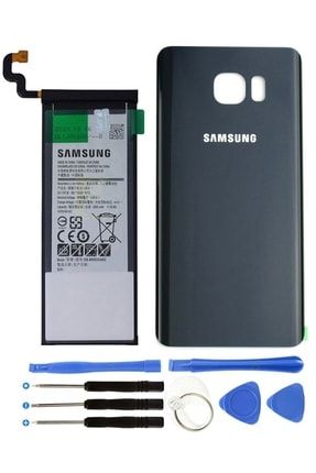 Samsung Galaxy Note 5 Sm-n920c N920f Batarya Pil 3000 Mah+arka Pil Kapağı Cam+tamir Seti Lacivert NOTE5N920FN920C-4