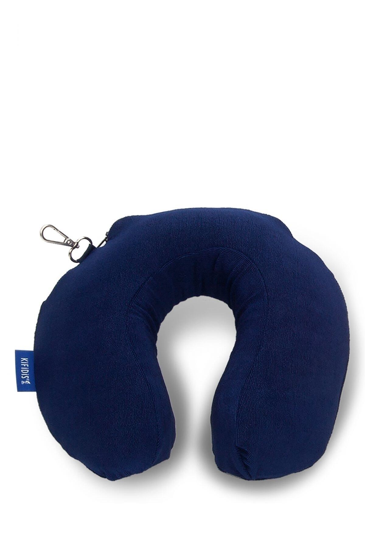 Hafızalı Seyahat Yastığı - Visco Lacivert / Navy 2