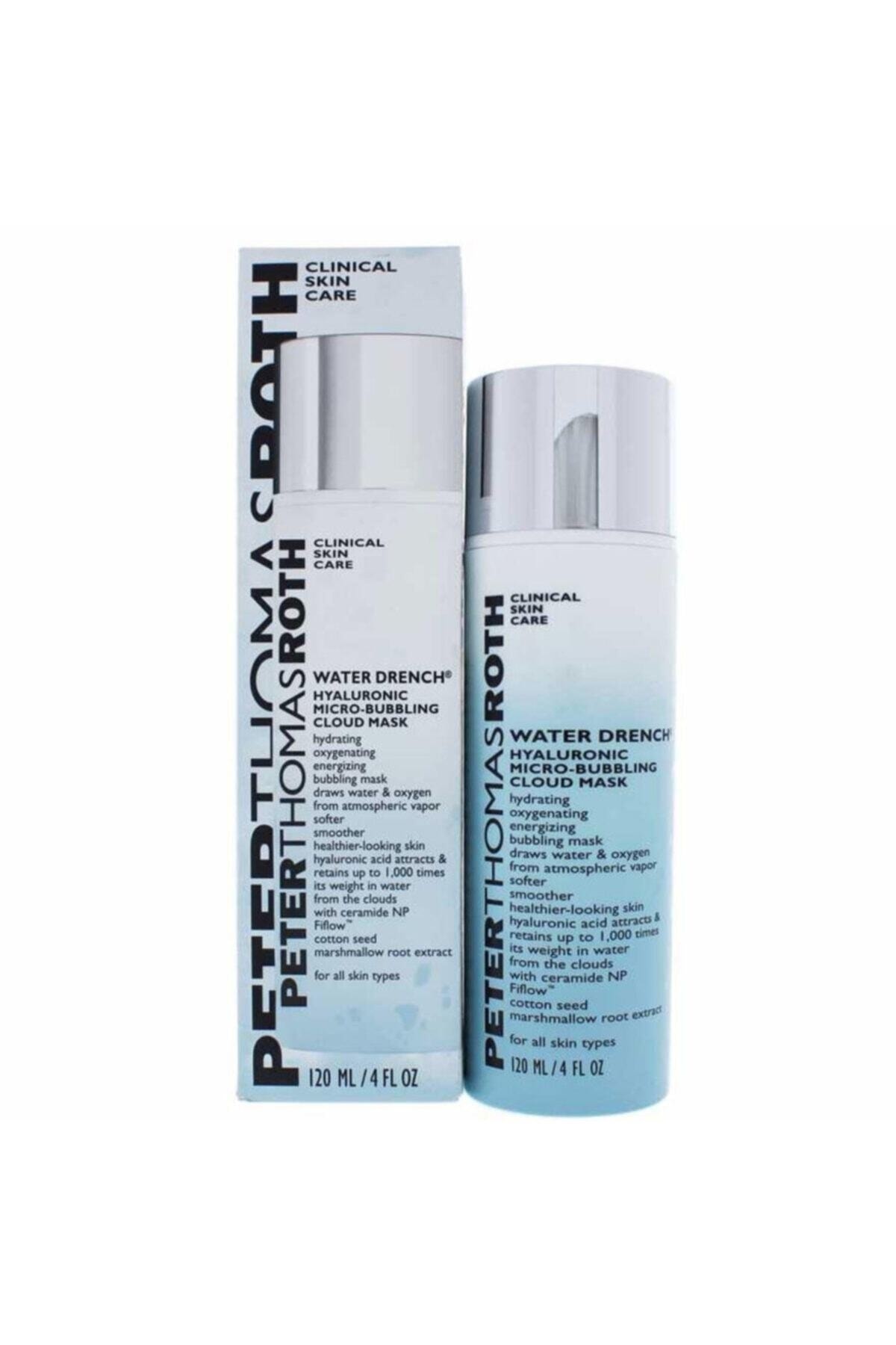 PETER THOMAS ROTH Water Drench Hyaluronic Micro-bubbling Cloud Mask 120 Ml
