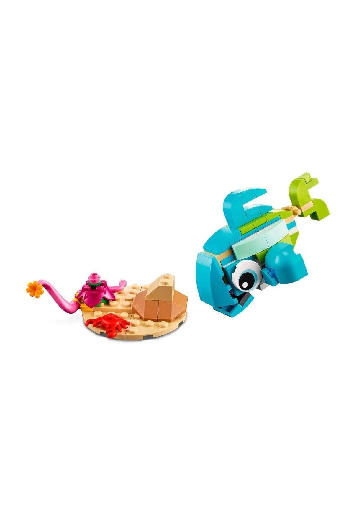 LEGO-Mlvx 31128 Creator - Dolphin and Turtle 3U1, 137 Pieces + Age 6 Mlv Blsm 4