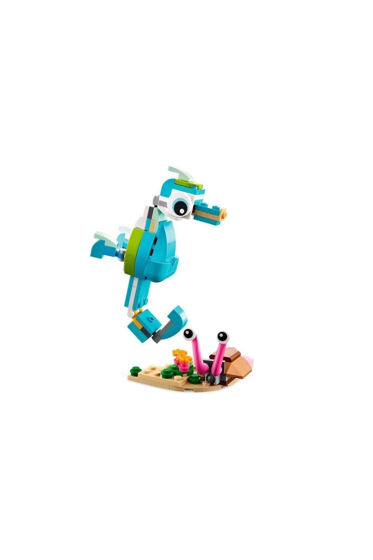 LEGO-Mlvx 31128 Creator - Dolphin and Turtle 3U1, 137 Pieces + Age 6 Mlv Blsm 5