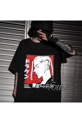 Anime Tokyo Revengers Draken Siyah Unisex Tshirt 1237817715