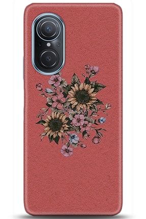 Huawei Nova 9 Se Kılıf Hd Baskılı Kılıf - Retro Çiçek + Temperli Ekran Koruyucu mmhu-nova-9-se-v-279-cm