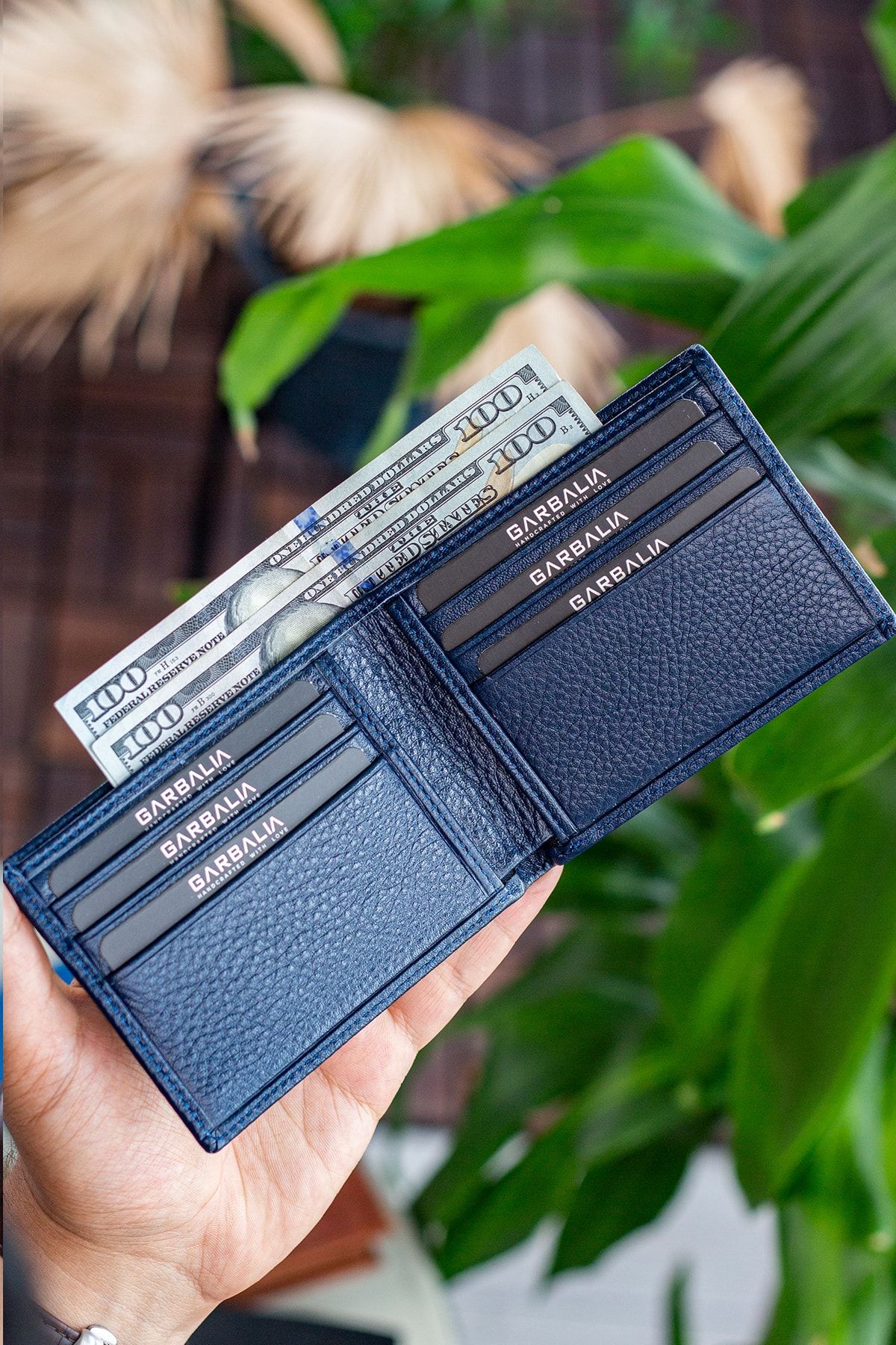 Navy wallet best sale