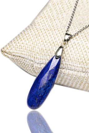 Sertifikalı Fasetli Aaa Kalite Doğal Lapis Lazuli Taşı Kolye (gümüş Aparatlı) GKMTUWZ5