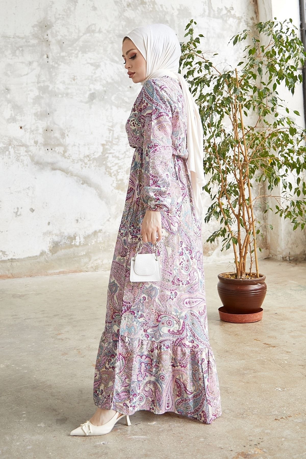 Floral hijab discount dress