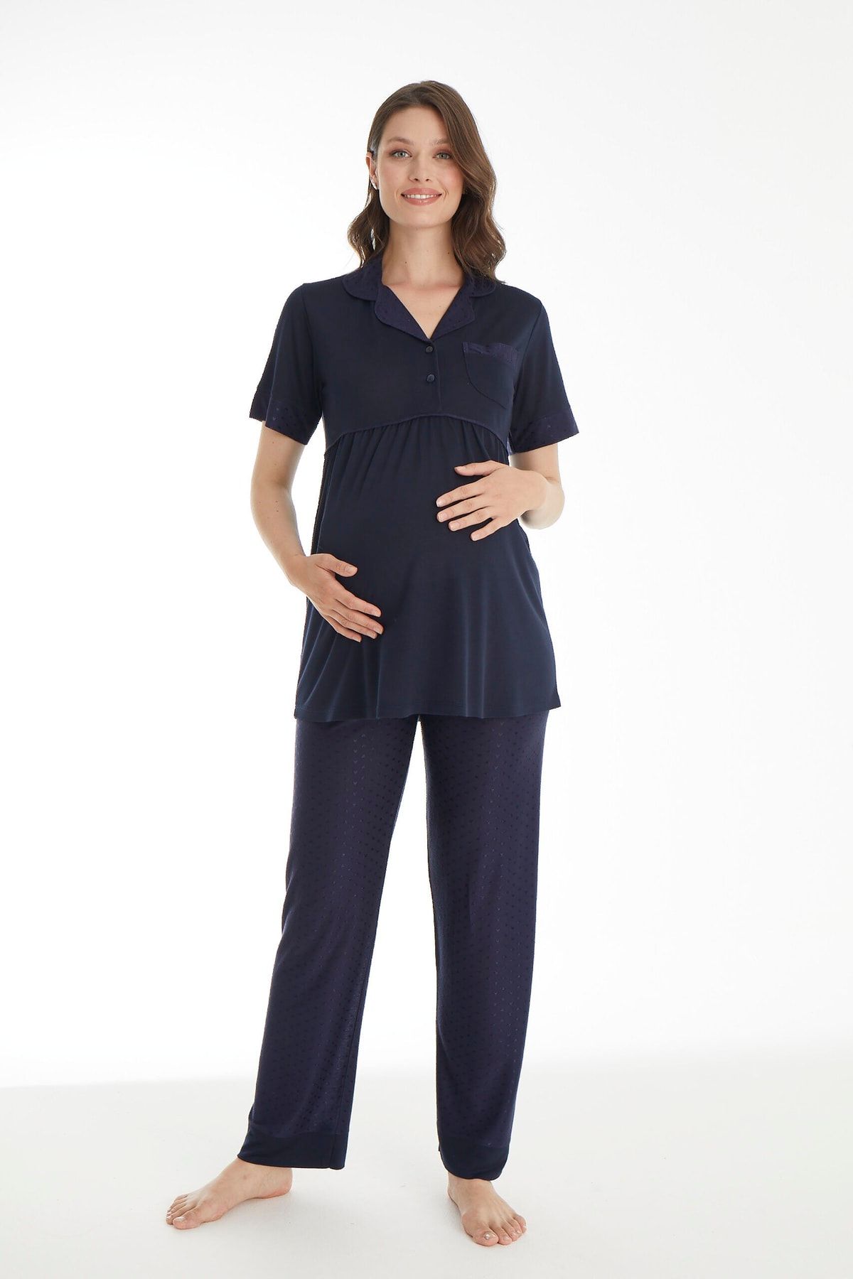 Bamboo Maternity & Nursing Pajama Set