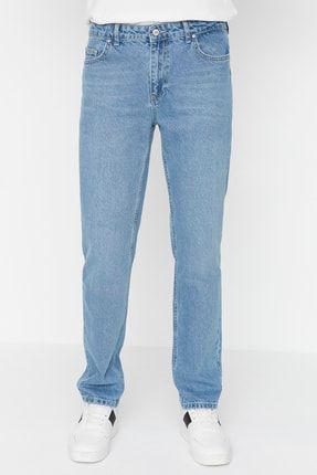Erkek Mavi Regular Fit Jeans Kot Pantolon TMNAW23JE00013