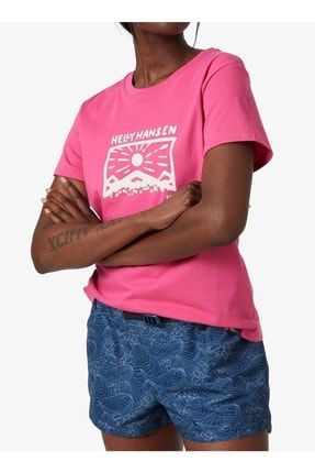Hh W F2f Organic Cotton T-shirt - Pink 63097-064