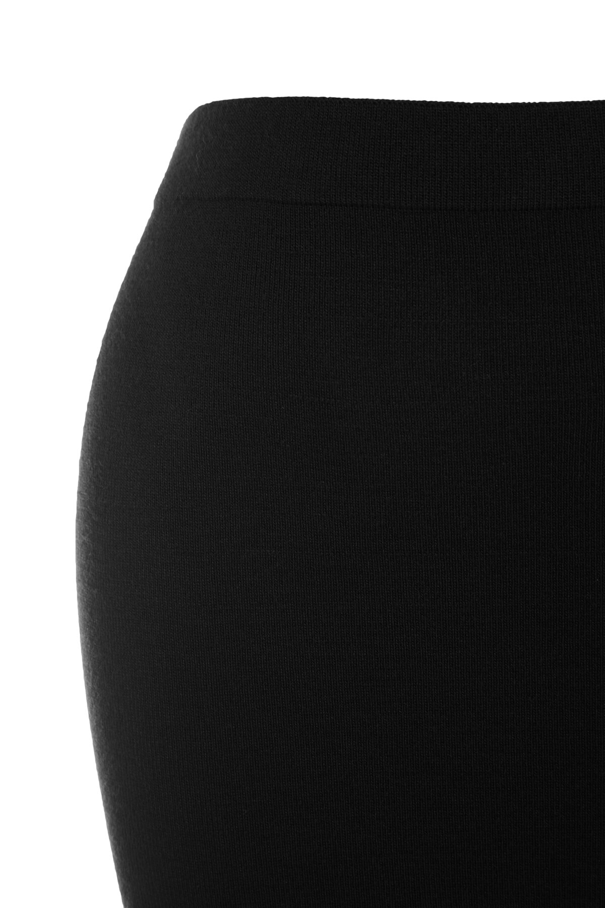 Trendyol Collection-Black Midi Pencil Knitwear Skirt TWOAW20DU0006 6